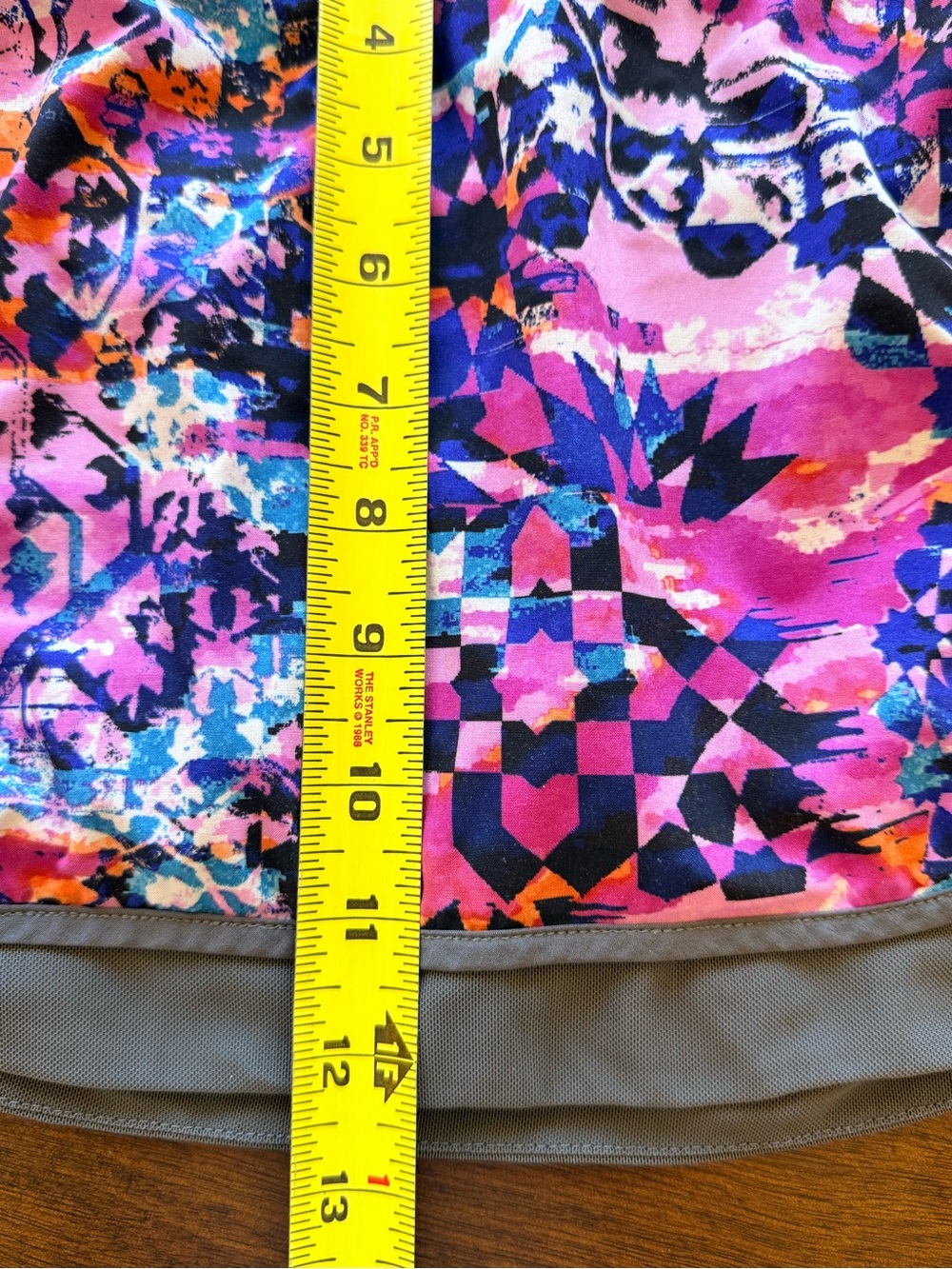 Women’s Title Nine Nimblene Geometric Athletic Tennis Running Skort Small - Picture 7 of 10